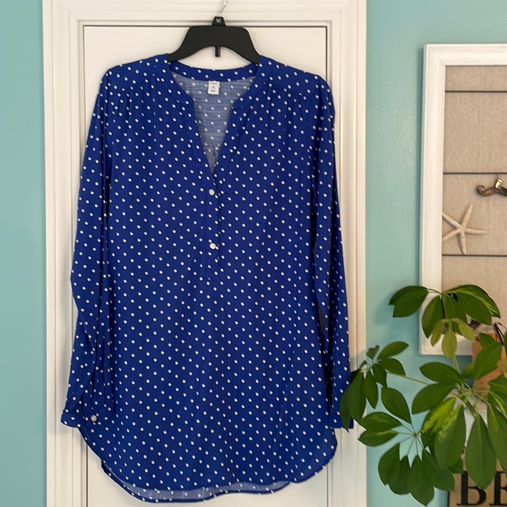 TALL AERT Old Navy polka dot tunic